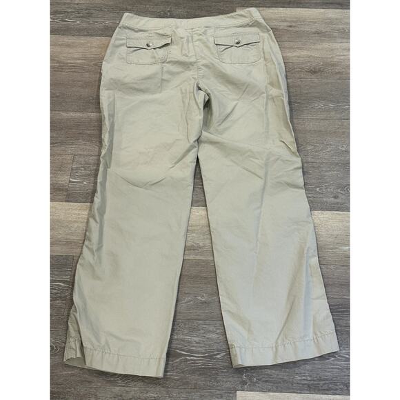 L.L. Bean Women's Pants size 14 Tan Khaki Tall - Picture 4 of 4